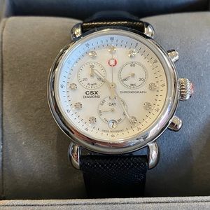 Michele CSX diamond watch